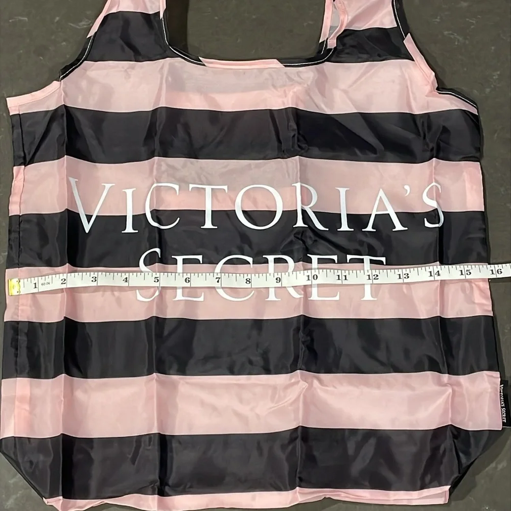 Victoria’s Secret Striped Packable Foldable Tote Bag - Picture 3 of 11